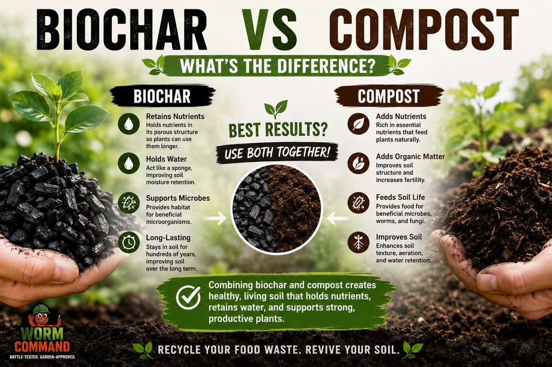 Biochar vs Compost: What's the Difference (And Which Is Better for Your Garden)?