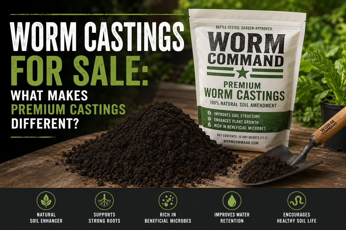Worm Castings for Sale: What Makes Premium Castings Different?