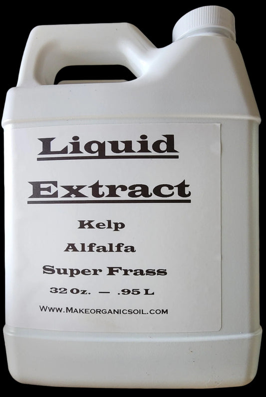 Liquid Extract – Kelp • Frass • Alfalfa | Organic Fermented Plant Supplement