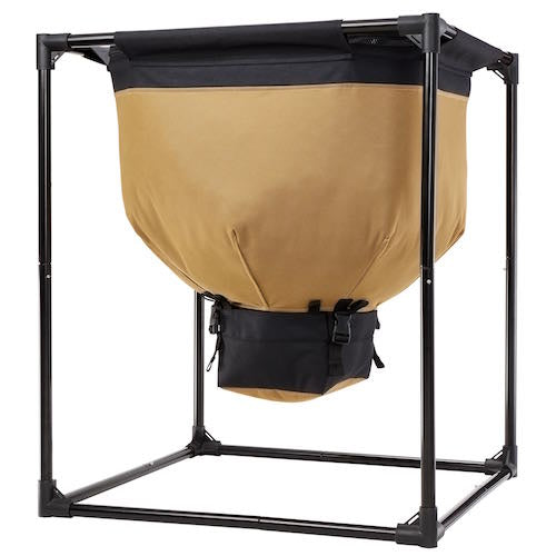 Urban Worm Bag Version 2 continuous-flow worm composter with steel frame for turning food scraps into premium organic worm castings.